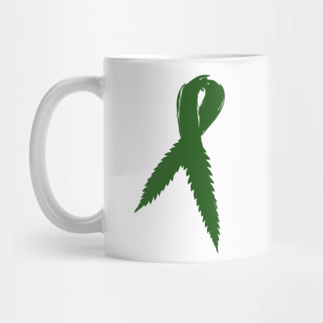 Medical Marijuana Ribbon by TinaGraphics